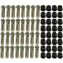 32x SZPILKA BLIŹNIAKÓW KOŁO PRZYCZEPY 88,5 mm + NAKRĘTKA HL 6011 8011 M22